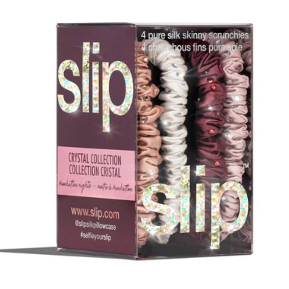 4 X SLIP SULK SCRUNCHIES